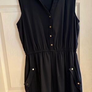 Alfani Black Sleeveless Mini Dress